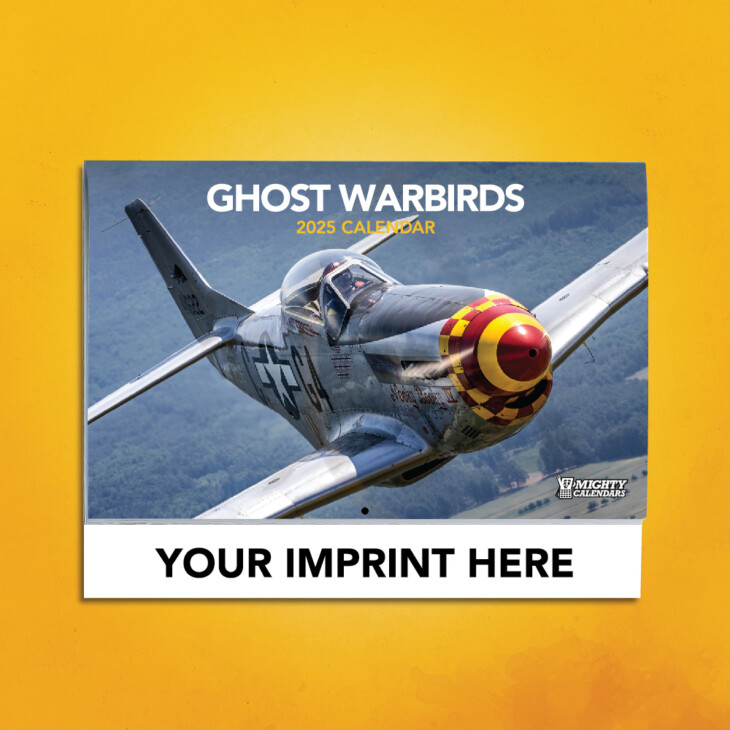 Ghost Warbirds Calendar Cover with Black Imprint